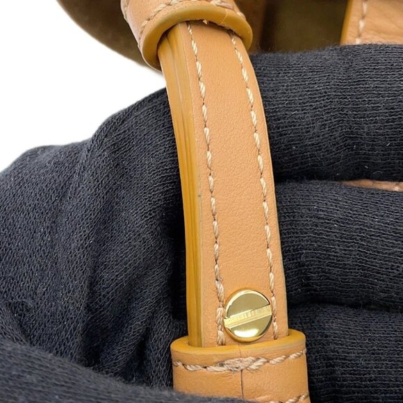 LOEWE Puzzle fold Size Mini Leather warm dessert - Picture 8 of 16